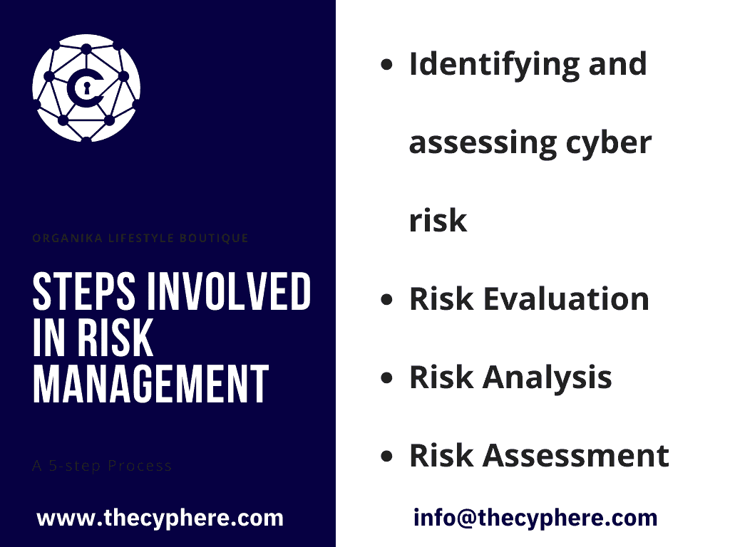 Steps involved in risk management