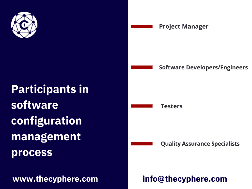 What is Configuration Management? Importance and Tools 3 Participant in software configuration management process