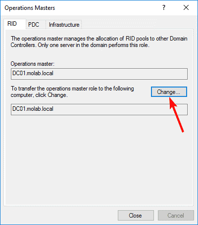 What are Active Directory FSMO roles and How do they Work 19 step 4 of Transferring the RID Master