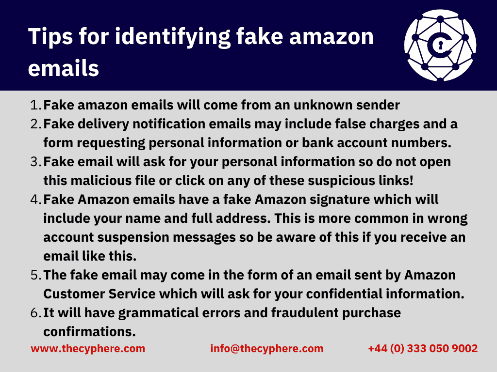 Fake amazon order confirmation email: How to prevent phishing scams? 2 Tips for identifying fake Amazon emails