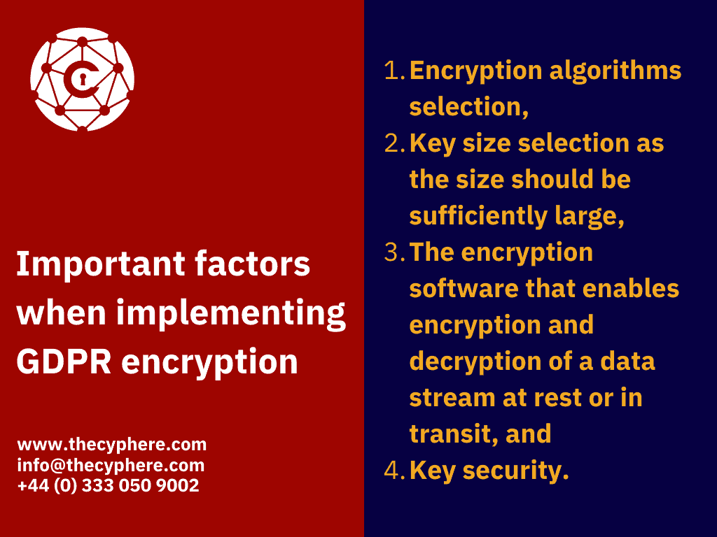 A Guide to GDPR Encryption: Data at rest and in transit 4 How to implement encryption for GDPR compliance