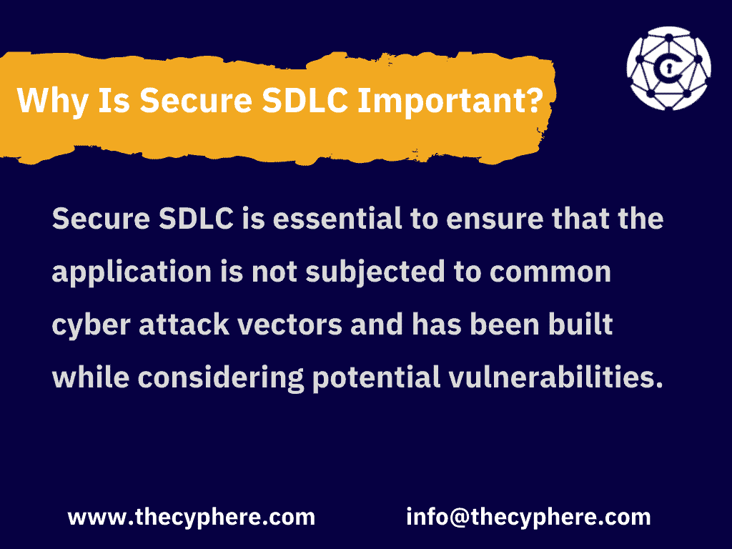 Why Is Secure sdlc Important