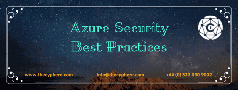 Azure security best practices.