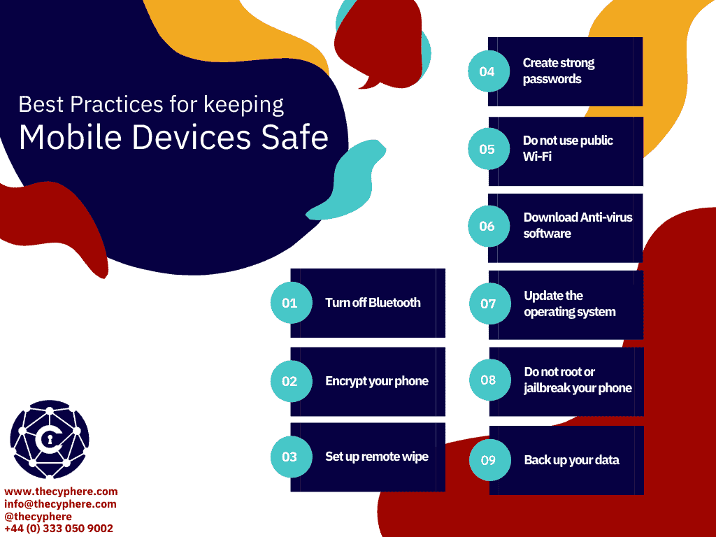 best practices for keeping mobile devices safe