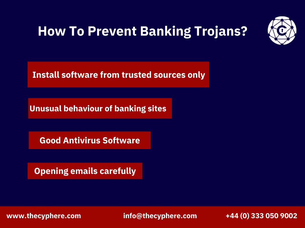 How to prevent banking trojans