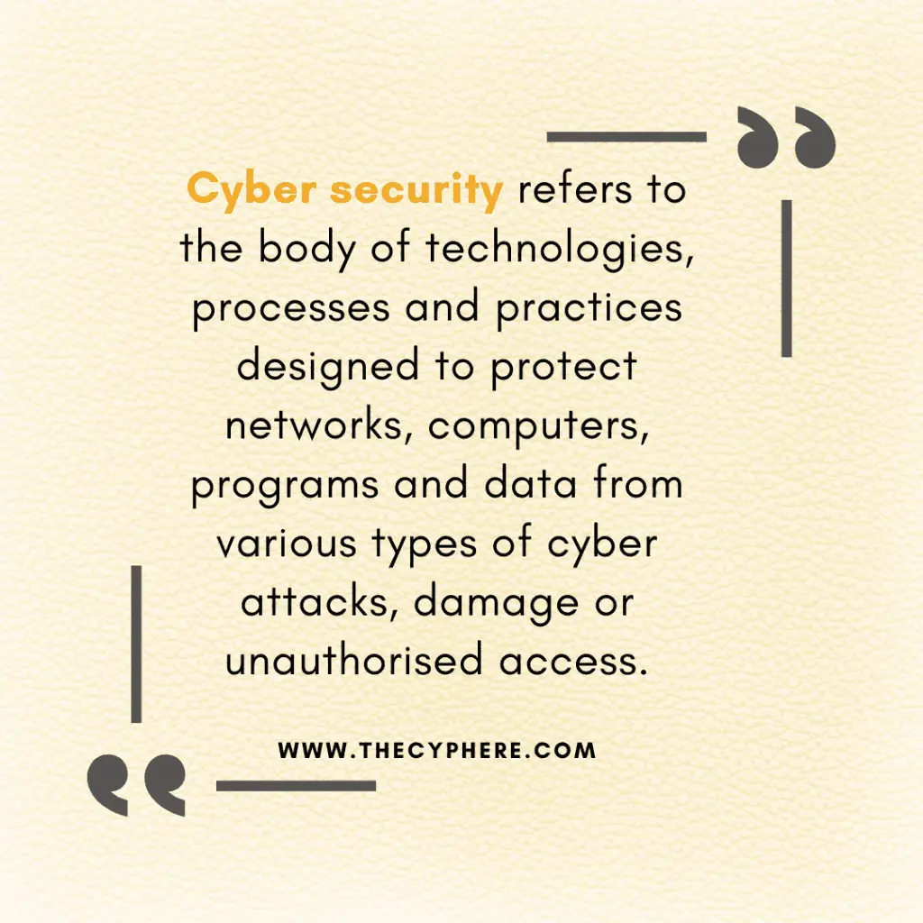 Why is cyber security important? 1 what is cyber security
