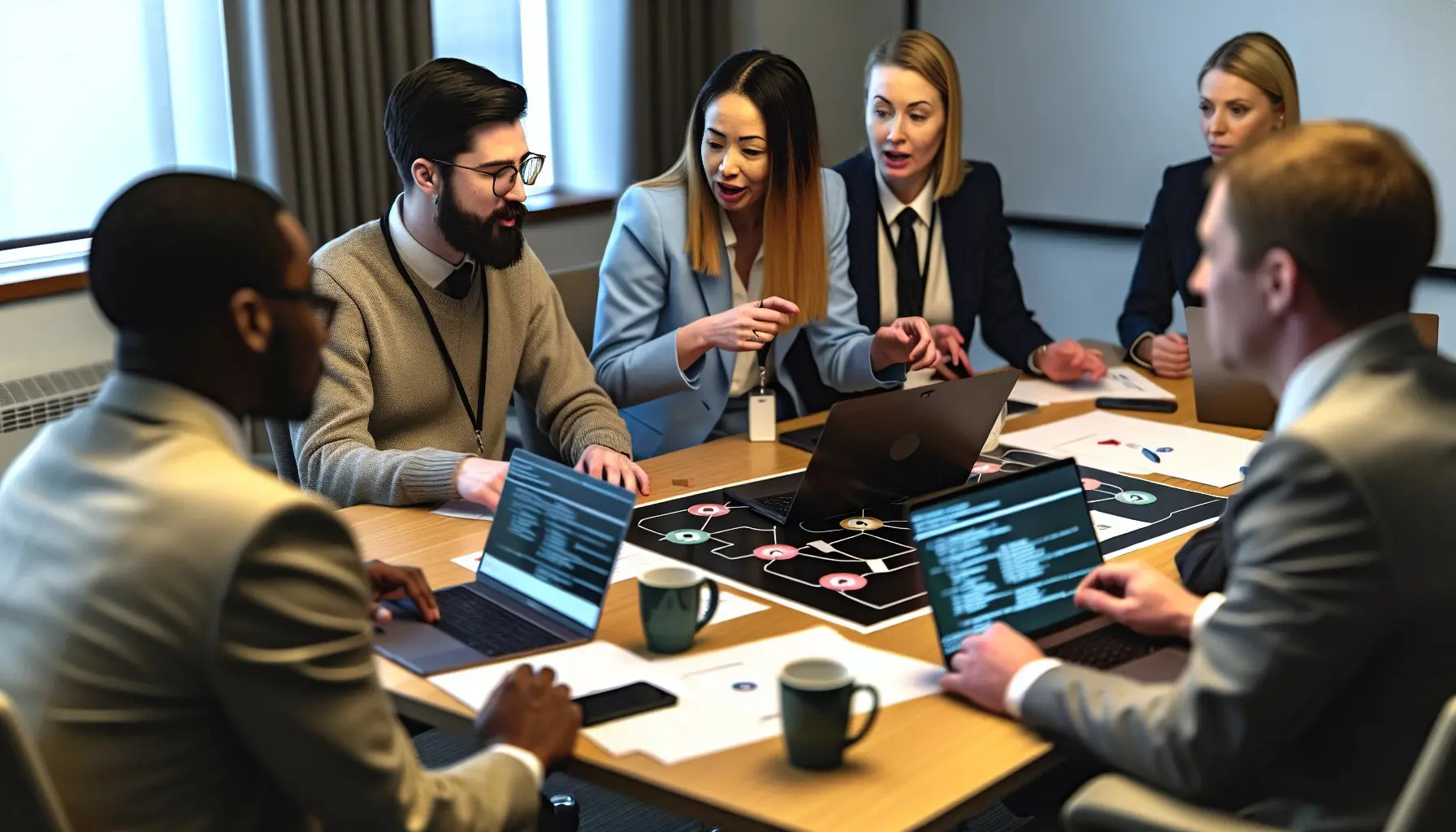 Cyber Security Tabletop Exercise Examples to Strengthen Your Defenses 10 Participants engaging in a realistic cybersecurity tabletop exercise