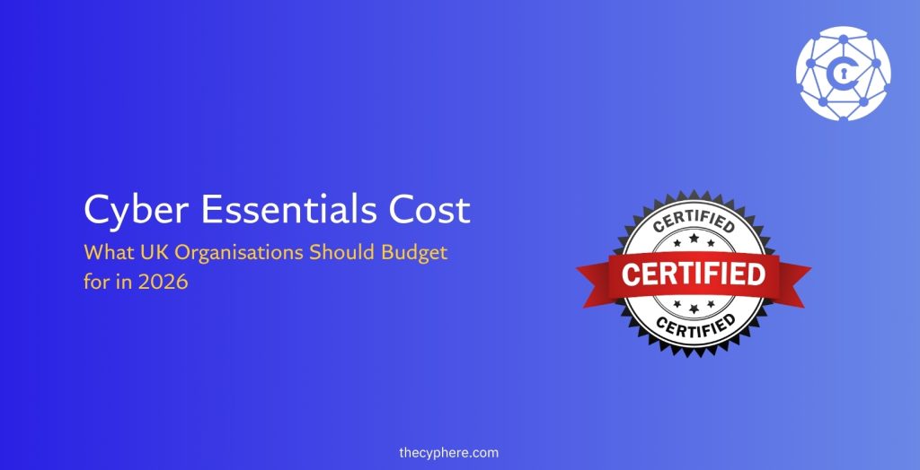 Certified seal with red ribbon illustrating Cyber Essentials certification cost