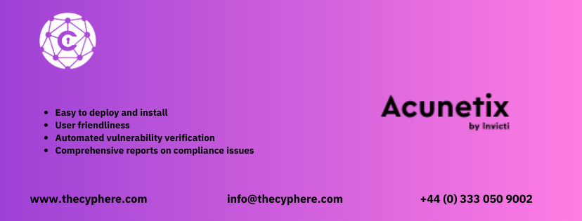 15 Vulnerability Scanning Tools in 2026 (Based on Our Research and Industry Insights) 42 acunetix