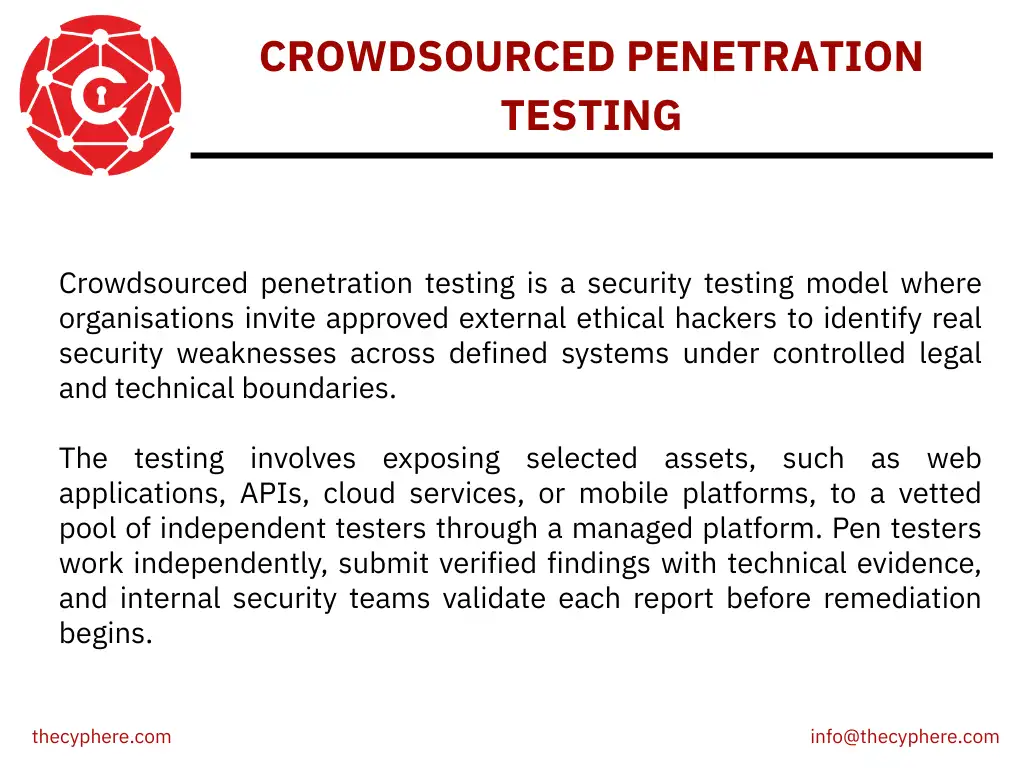 28 Types of Penetration Testing: Knowledge-Based, Target-Specific And Others 24 crowdsourced penetration testing