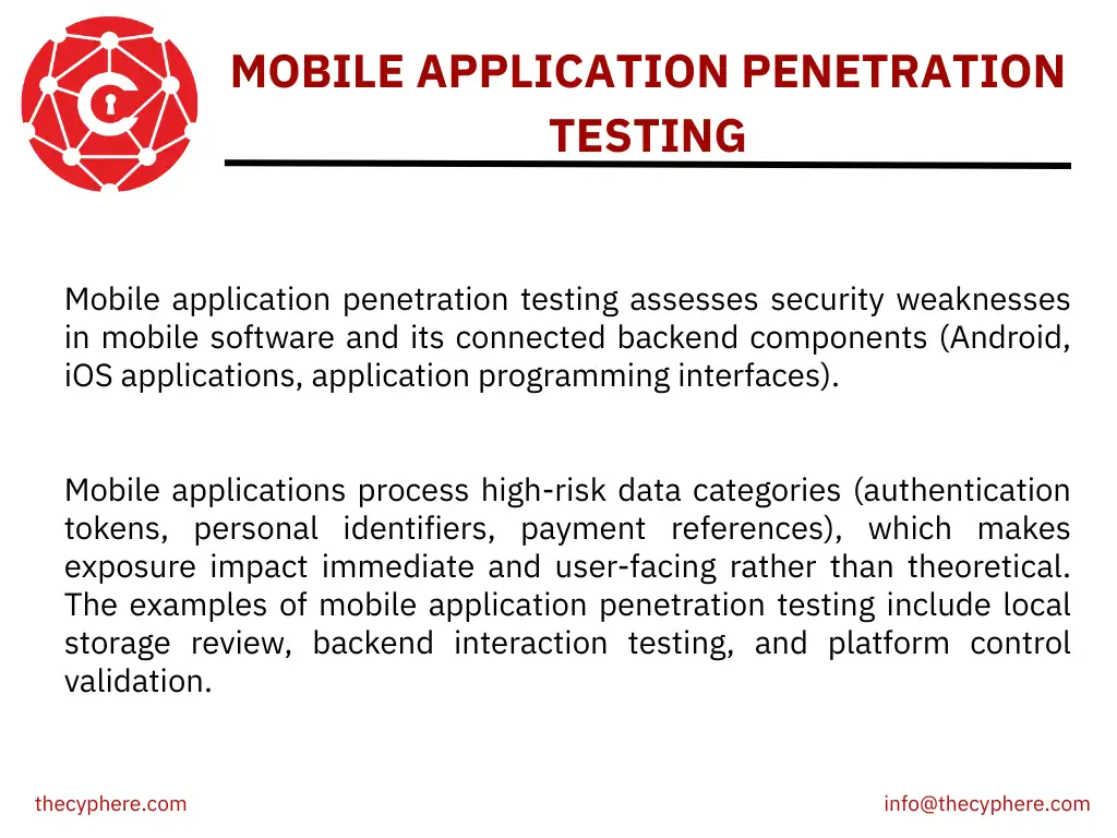 28 Types of Penetration Testing: Knowledge-Based, Target-Specific And Others 7 mobile application penetration testing