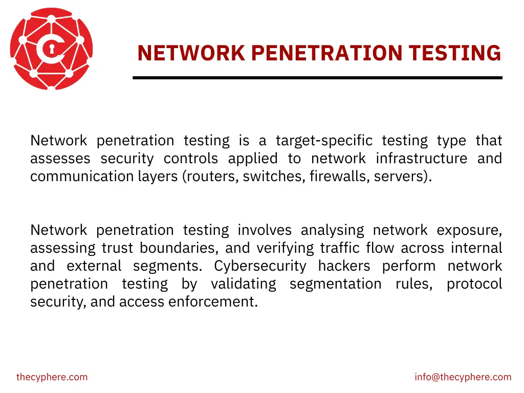 28 Types of Penetration Testing: Knowledge-Based, Target-Specific And Others 5 network penetration testing