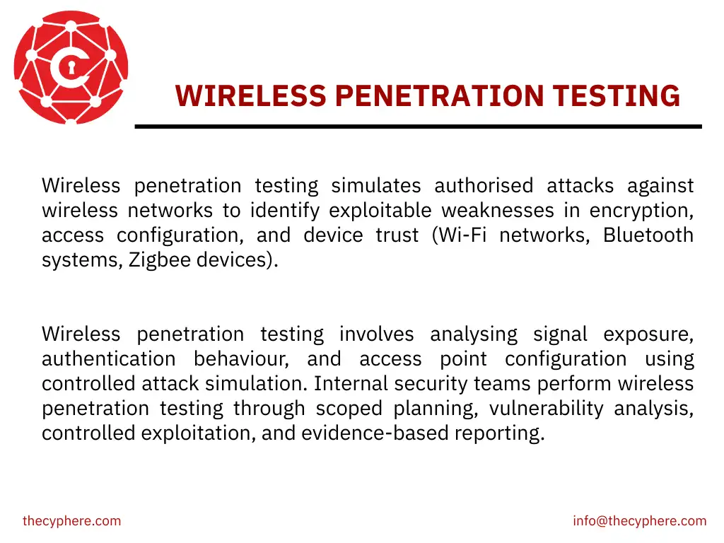 28 Types of Penetration Testing: Knowledge-Based, Target-Specific And Others 12 wireless penetration testing 1
