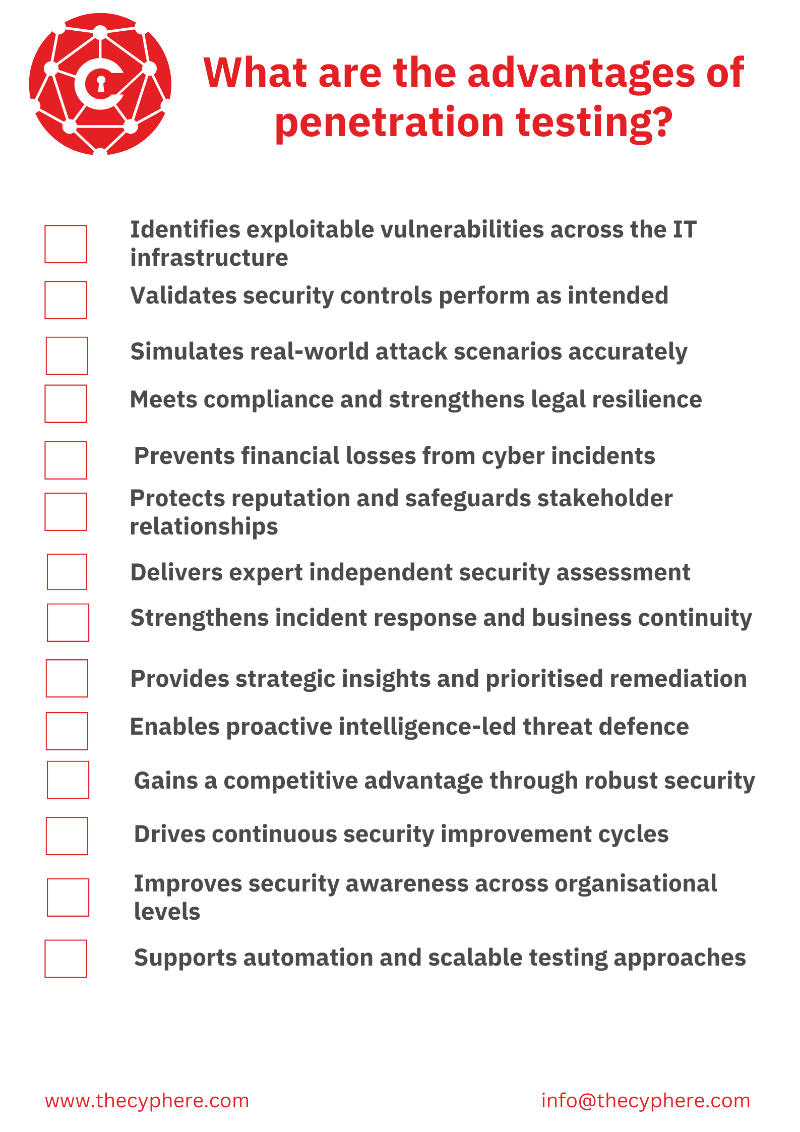 14 Benefits and 11 Disadvantages of Penetration Testing 5 advantages of penetration testing