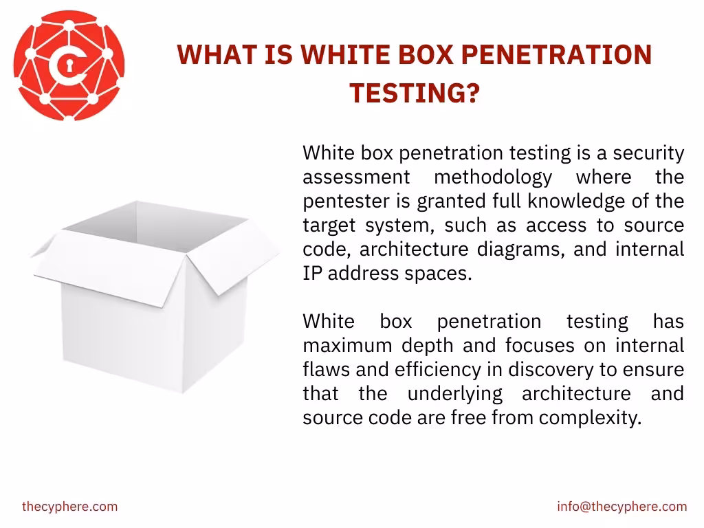 Black Box Vs. Grey Box Vs. White box penetration testing: Differences, Pros and Cons 3 white box penetration testing